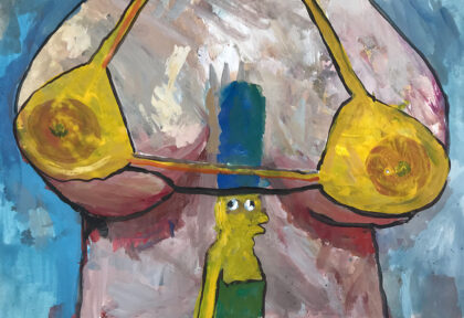 Me hice un tattu de Marge Simpson