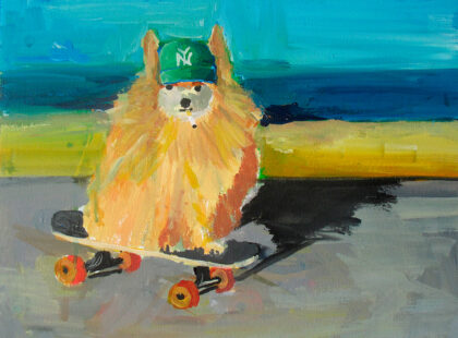 Print Perro con gorra