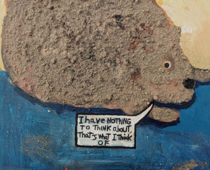 I have nothing to think about, that's what i think of