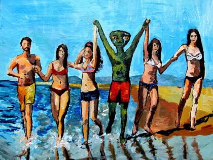 Print Preocupado en el spring break