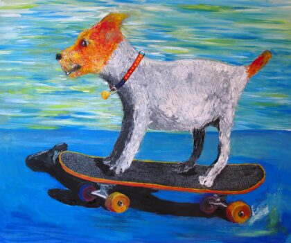 Print Perro skater